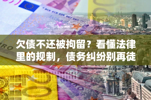 北京欠债不还被拘留？看懂法律里的规制，债务纠纷别再徒劳奔波